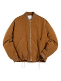 YMC drawstring zip-fastening bomber jacket