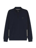 BOSS cotton-blend jacket with metallic logo