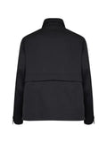 Hevo concealed-button shirt jacket