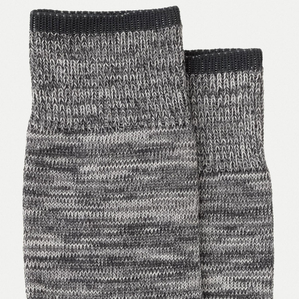 Nudie Jeans Rasmusson Multi Yarn Socks: Dark Grey