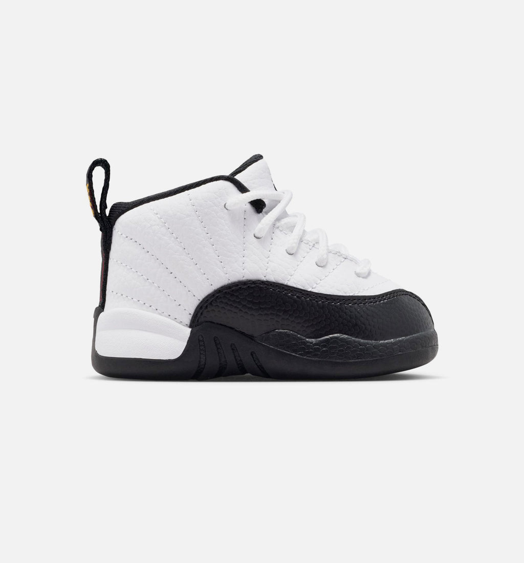 Air Jordan 12 Retro "Taxi" Infant/Toddler Shoe – White/Black/Taxi