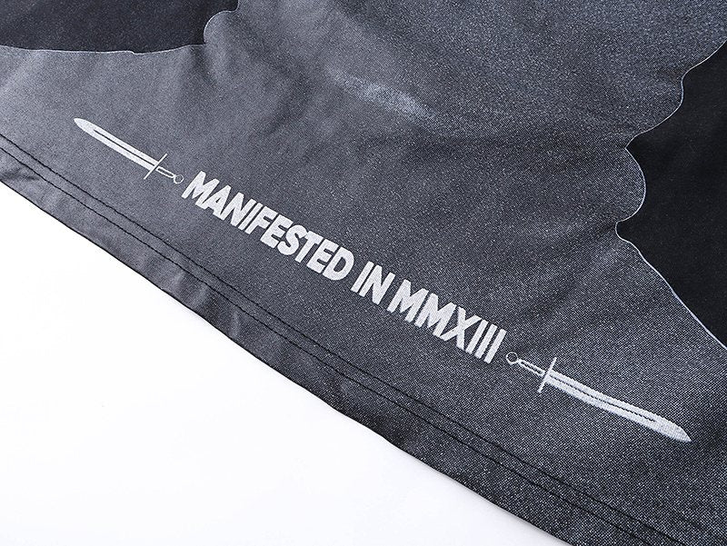 Godspeed Washed Black Rock Graphic T-Shirt