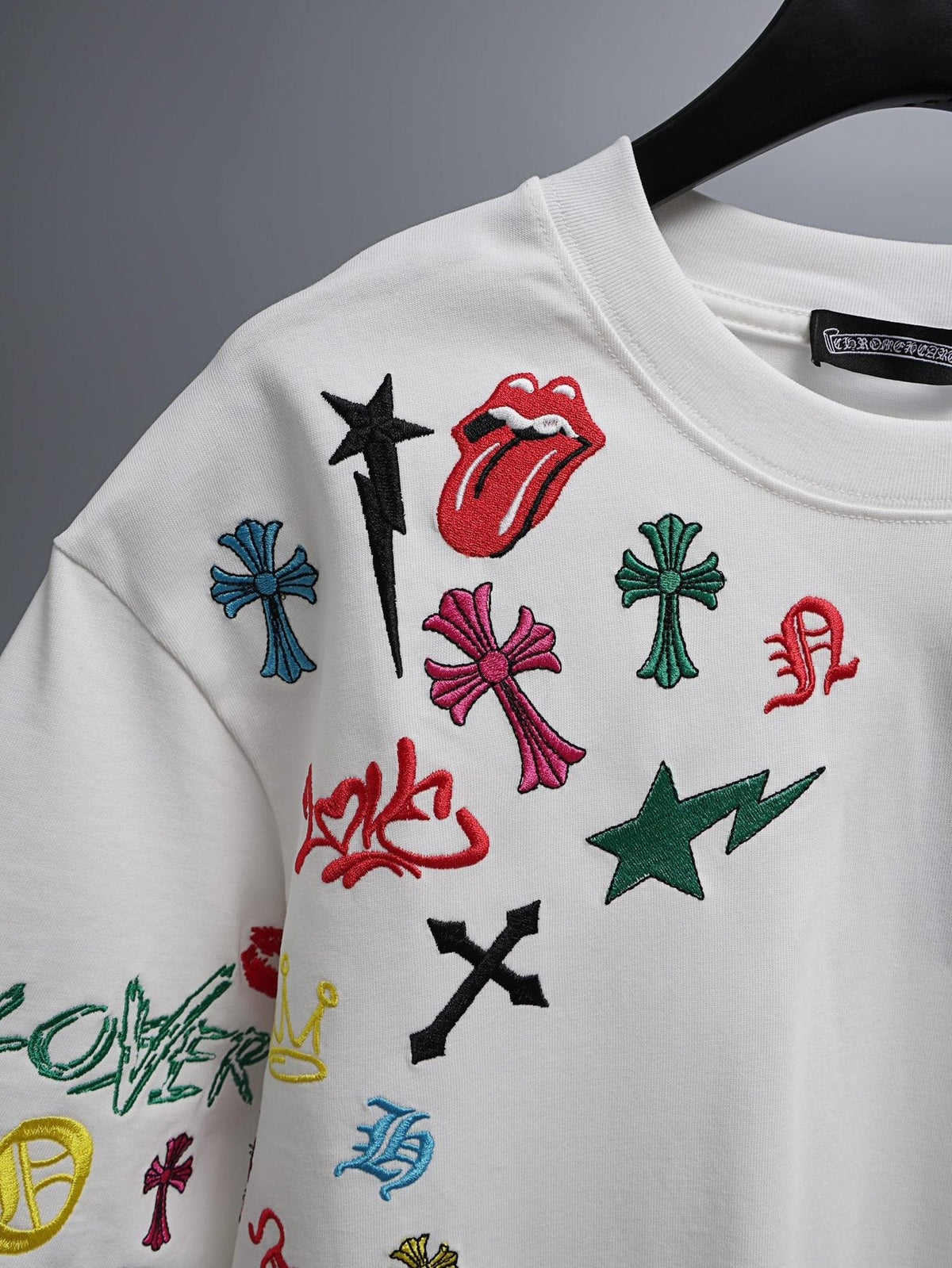 Chrome Hearts Multicolor Motif Cluster T-Shirt