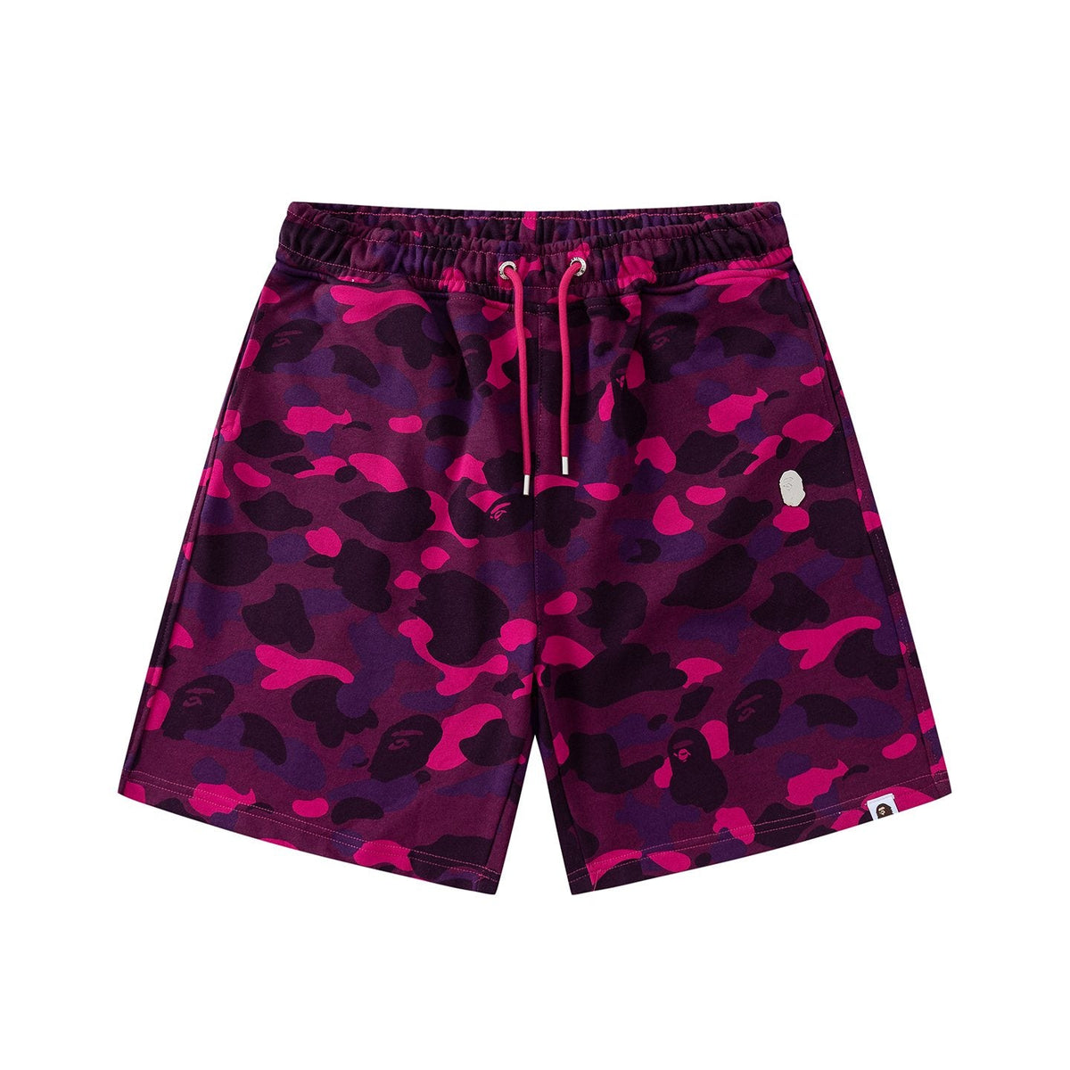 BAPE Camouflage Ape-Head Graphic Shorts