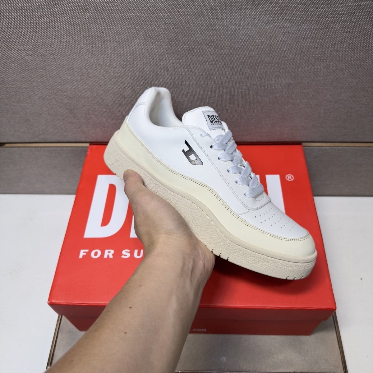 Diesel Men's Perforated Low-Top Sneakers